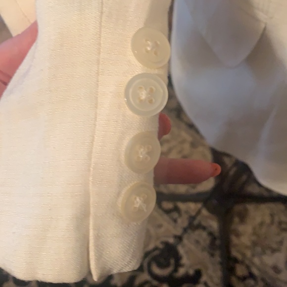 Ralph Lauren cream linen button up jacket 6 - Picture 4 of 6